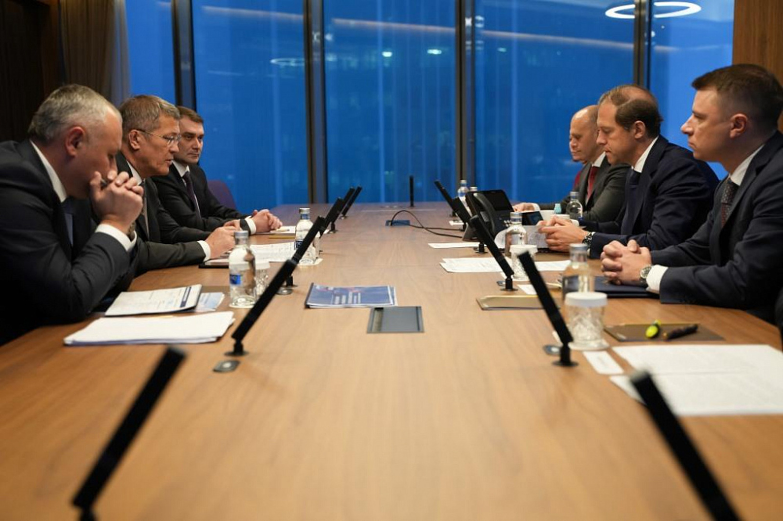 Встреча с министром промышленности и торговли России Денисом Мантуровым