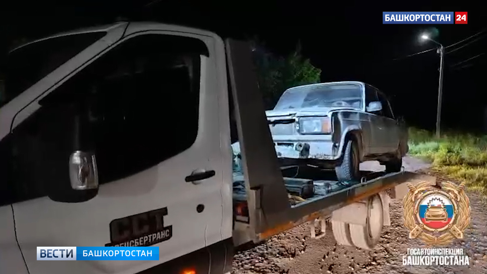 В Башкирии задержали пьяного подростка за рулем «семерки»